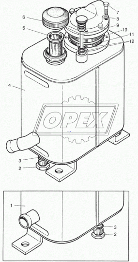 822-3407120 Бак МТЗ РУП